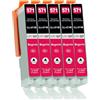 Supply Guy 5 XL cartucce per stampanti compatibile con Canon CLI-571 Magenta per Pixma MG5750 MG5751 MG6850 MG7750 TS5050 TS5055 TS6050 TS8050 TS9050 TS9055 e altro (vedi pagina del prodotto)