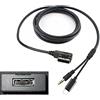 SHINETEC MMI MDI Aux Charing Cable 3,5 mm Kit adattatore Aud-io per Merced-ES Ben-z, compatibile con iP 14 13 Pro 12 11 Pro Max Xs Max XR 8 7 6