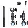 NEWFUN Supporto per Videocamera, Accessorio per insta360 x4, Kit per Moto per insta360 x4, X3, X2 Rotazione di 360 Gradi, Supporto per Moto, Compatibile con Più Dispositivi