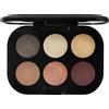 MAC Connect In Colour Eye Shadow Palette Intimates Nudes Palette Ombretti Super Pigmentati 6,25 gr Intimate Nudes 6 colori Viso