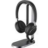 Yealink Cuffia con microfono Yealink BH76 Auricolare Wireless A Padiglione Musica e Chiamate USB tipo Bluetooth Base di ricarica Nero (BH76 with Charging Stand Teams Black USB-A) [1208625]