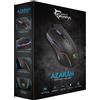 WHITE SHARK Mouse White Shark Azarah RGB 6400 Dpi GM-5003 Nero