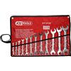 KS Tools 517.0125 Serie di Chiavi a Forchetta Doppie Classic, 12 Pezzi, 6X7-30X32 mm