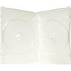MediaRange Custodia DOPPIA MACCHINABILE Trasparente Clear 14mm BOX26-M