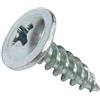 AERZETIX - C44680 - Set di 100 Viti per lamiera autofilettanti Ø4.2x16mm a testa larga bombata - con impronta PH/cruciforme - rivestimento metallico grondaia - in acciaio zincato - colore argento