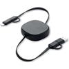Cavo di ricarica retrattile da 60W Linea personalizzate o neutre
