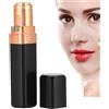 TMISHION Depilazione professionale del viso, Compact Hair Shaver Remover Trimmer Epilator Lipstick Shape Mini Electric Hair Remover Face Body Hair Removal Machine for Women(Nero)