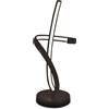Sikrea GIOVE-LN Lampada da tavolo led integrto colore nero in metallo 3000k