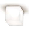 Sikrea DOMINO-11 Applique cubo da parete o soffitto bianco 3 luci attacco G9 lampadine incluse