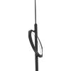 Sikrea LIAM-CO N Sospensione 1 luce led struttura in metallo nero opaco diffusore cover siliconica, 12W, dimmerabile SDD 2800 - 5000k lumen 821 senza base