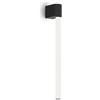 Sikrea KIRA-A Applique da parete a led struttura in metallo nero, diffusore in vetro bianco lucido,Dimmerabile 1820L, SDD 2800 - 5000k, 28W