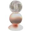 Sikrea MELINA-L RS Lampada da tavolo 1 luce sfera in metallo rame spazzolato lampadina E27 Inclusa