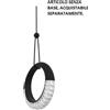 Sikrea MILEY-CO N Sospensione 1 luce senza base a led 12W anello luminoso diffusore acrilico colore nero dimmerabile SDD 2800 - 5000K
