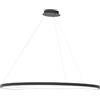 Sikrea OSLO-120 N Sospensione nero opaco led integrato 68W dimmerabile SDD 2800 - 5000k SDD diametro 120cm