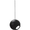 Sikrea NEMO-N Sospensione 1 luce senza base attacco GU10 lampadina inclusa colore nero opaco diametro 12cm