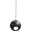 Sikrea NEMO-NP Sospensione 1 luce senza base attacco GU10 lampadina inclusa colore nero perla lucido diametro 12cm
