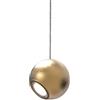 Sikrea NEMO-OS Sospensione 1 luce senza base attacco GU10 lampadina inclusa colore ottone spazzolato diametro 12cm