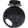 Sikrea NEMO-PL NP Plafoniera 1 luce colore nero perla lucido attacco GU10 lampadina inclusa