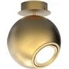 Sikrea NEMO-PL OS Plafoniera 1 luce colore ottone spazzolato attacco GU10 lampadina inclusa