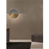 Sikrea NINFEA-OS Applique da parete nero e ottone spazzolato led integrato dimmerabile SDD 2800 - 5000k, lumen 2720 34W