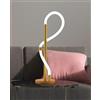 Sikrea NOEMI-L O Lampada da tavolo led ottone spazzolato 22W dimmerabile dimmerabile lumen 1470 SDD 2800 - 5000k