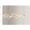 Sikrea NOEMI-SR O Lampadario a sospensione ottone spazzolato 50W dimmerabile dimmerabile lumen 3420 SDD 2800 - 5000k