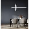 Sikrea RING-B Sospensione geometrica 1 led bianco opaco led 46W dimmerabile SDD 2800 - 5000k