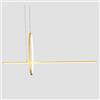 Sikrea RING-O Sospensione geometrica 1 led oro verniciato led 46W dimmerabile SDD 2800 - 5000k