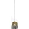 Sikrea ROYAL-A Sospensione 1 luce in vetro ambra cavo in PVC senza base attacco E27