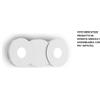 Sikrea TALIA-L B Lampada a soffitto - Lampada da parete 1 luce colore bianco attacco GX53 componibile