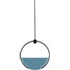 Sikrea TOY-CO P Sospensione senza base in metallo nero e diffusore petrolio led 30W dimmerabile SDD 2800 - 5000k