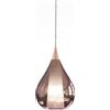 Sikrea SOSPESI-E27G R Sospensione vetro 1 luce color rame attacco E27 diam.25cm senza base