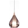 Sikrea SOSPESI-E27M R Sospensione vetro 1 luce color rame attacco E27 diam.20cm senza base