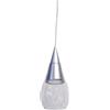Sikrea SOSPESI-LED C Sospensione 1 luce a led 12W 3000k colore cristallo senza base d.10cm h23cm