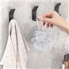 Arimaka Ganci Appendiabiti 5 Pezzi Ganci da Parete Gancio Muro Singolo Stile Vintage Attaccapanni da Muro,Singolo Ganci per Cappotto con Viti (Nero)