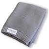 Bamboom Coperta Estiva Lavorata a Maglia 75x100 cm - Warm Grey