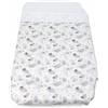 CHICCO PESANTE Set Lenzuola Culla Next2Me Forever - Grey Sheep