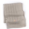 Bamboom Copertina Righe Estiva in Maglia per Neonato 75x100 cm - Cammello