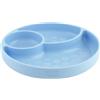CHICCO Piatto Chicco in Silicone con Ventosa Azzurro