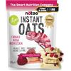 NÄTOO Farina di Avena Aromatizzata 1 Kg Instant Oats Farina Di Avena Istantanea Ideale come Preparato Per Pancake Proteici Porridge Oatmeal e Crepes Gusto Raspberry White Chocolate