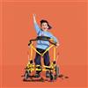 Elmi-Reha Movita child deambulatore e stabilizzatore