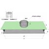 Ecoclima Plenum Isolato Per Diffusori EDLS-FA L.1500 P.240 Con 2 StacchiLaterali da 150mm