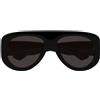 Bottega Veneta Occhiali da Sole BV1362S 001 Nero/Grigio Unisex