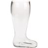 ootb, bicchiere da birra a forma di stivale XXL, per circa 2 litri, vetro trasparente, 23,4 x 17,4 x 37,5 cm