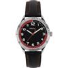 Breil, Collezione Mate, Orologio da Uomo, Orologio Solo Tempo, Sportivo e Multifunzione, con Cinturino e Quadrante Neri, Rehault e Sfera Rossi, Chiusura con Fibbia, Diametro 37 mm, Nero e Rosso