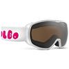 Julbo Spot - Maschera da Sci per Bambina, 3-6 Anni, Colore: Bianco