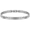 Maserati Bracciale da uomo, Collezione Jewels, lunghezza 21 cm, in acciaio - JM218AMF03
