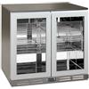 KLIMAITALIA Retrobanco inox con 2 porte - Capacità litri 150 - Cm 90 x 52,6 x 83,5 h