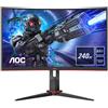 AOC Monitor C27G2ZE GAMING 27 16:9 VA FHD 1MS 240hz 300CDM, DP/HDMI