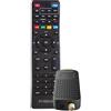 STRONG - Ricevitore HDMI/Decoder DVB-T2 - SRT84 - Funzione registratore - Compatibile con standard HEVC265 e Dolby Audio - Guida elettronica ai programmi - Telecomando 2 in 1 - Nero